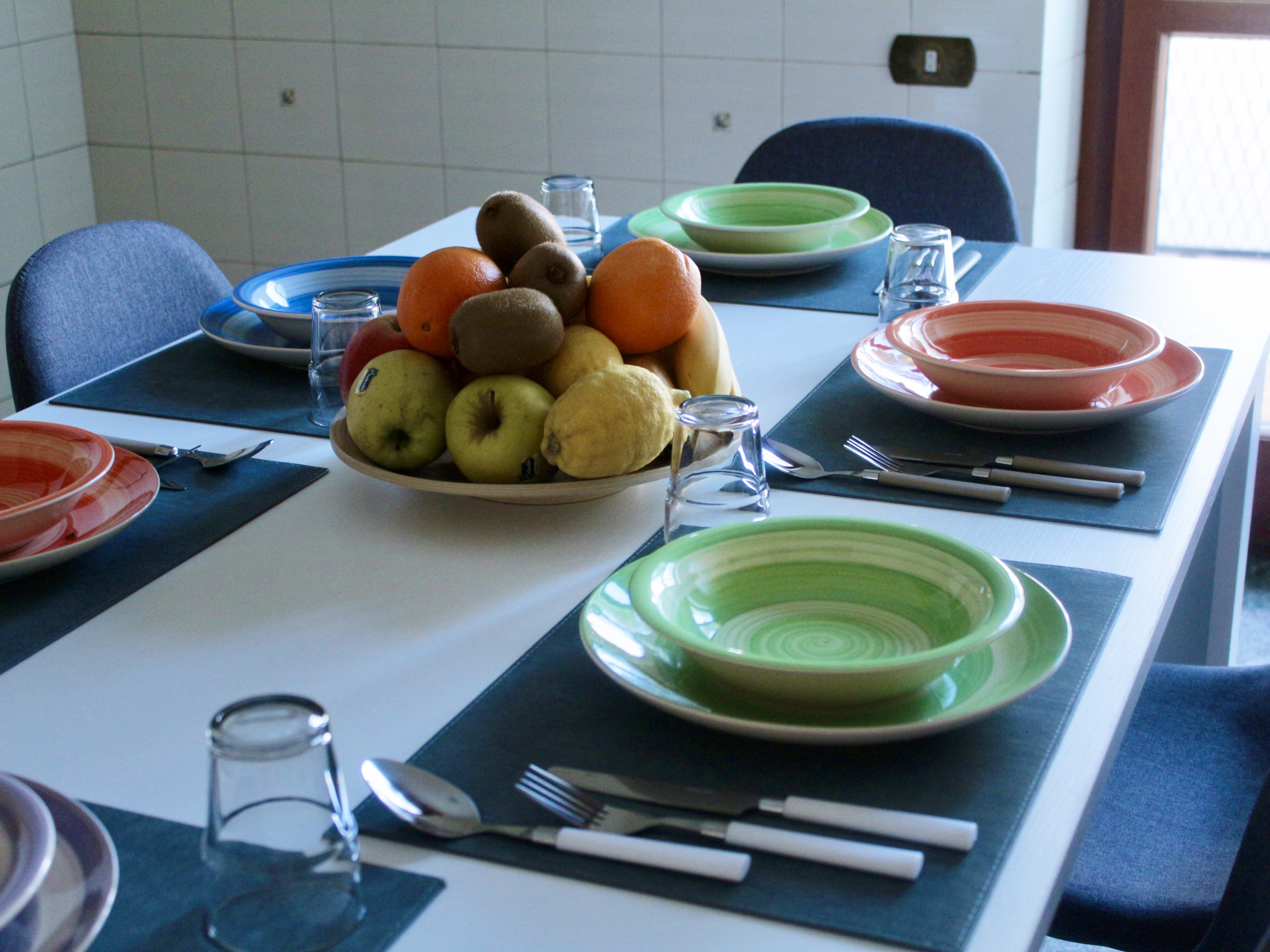 Cucina e sala da pranzo Casa Marea